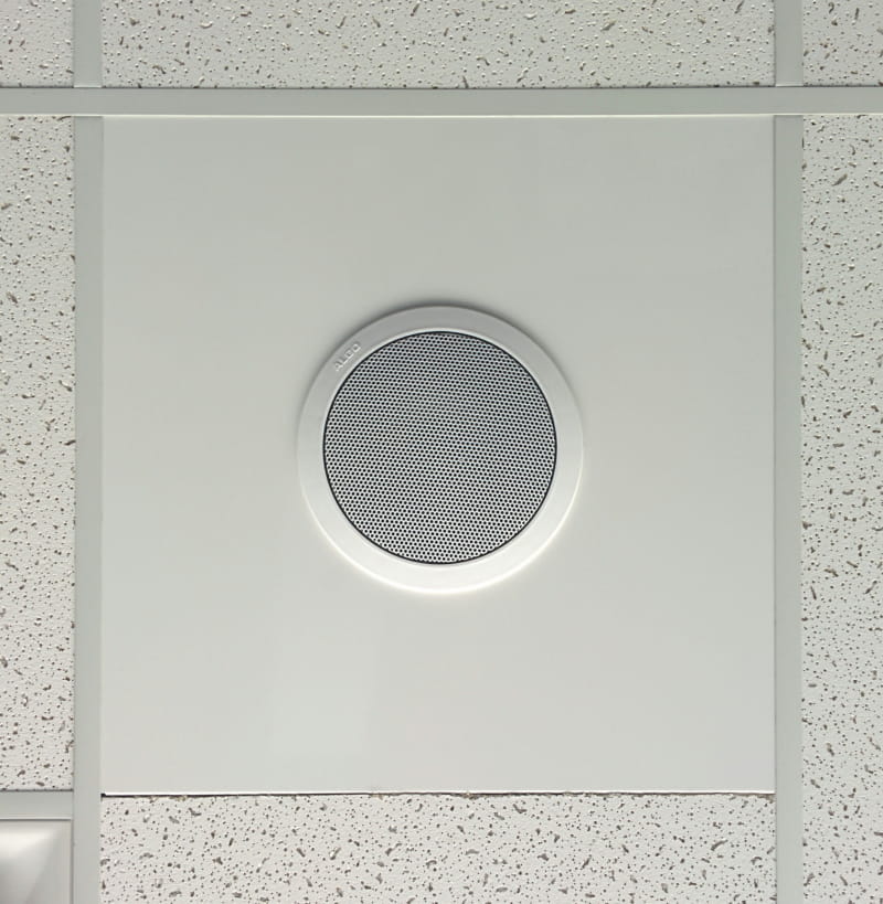 Algo Ceiling Speaker T-Bar Panel White