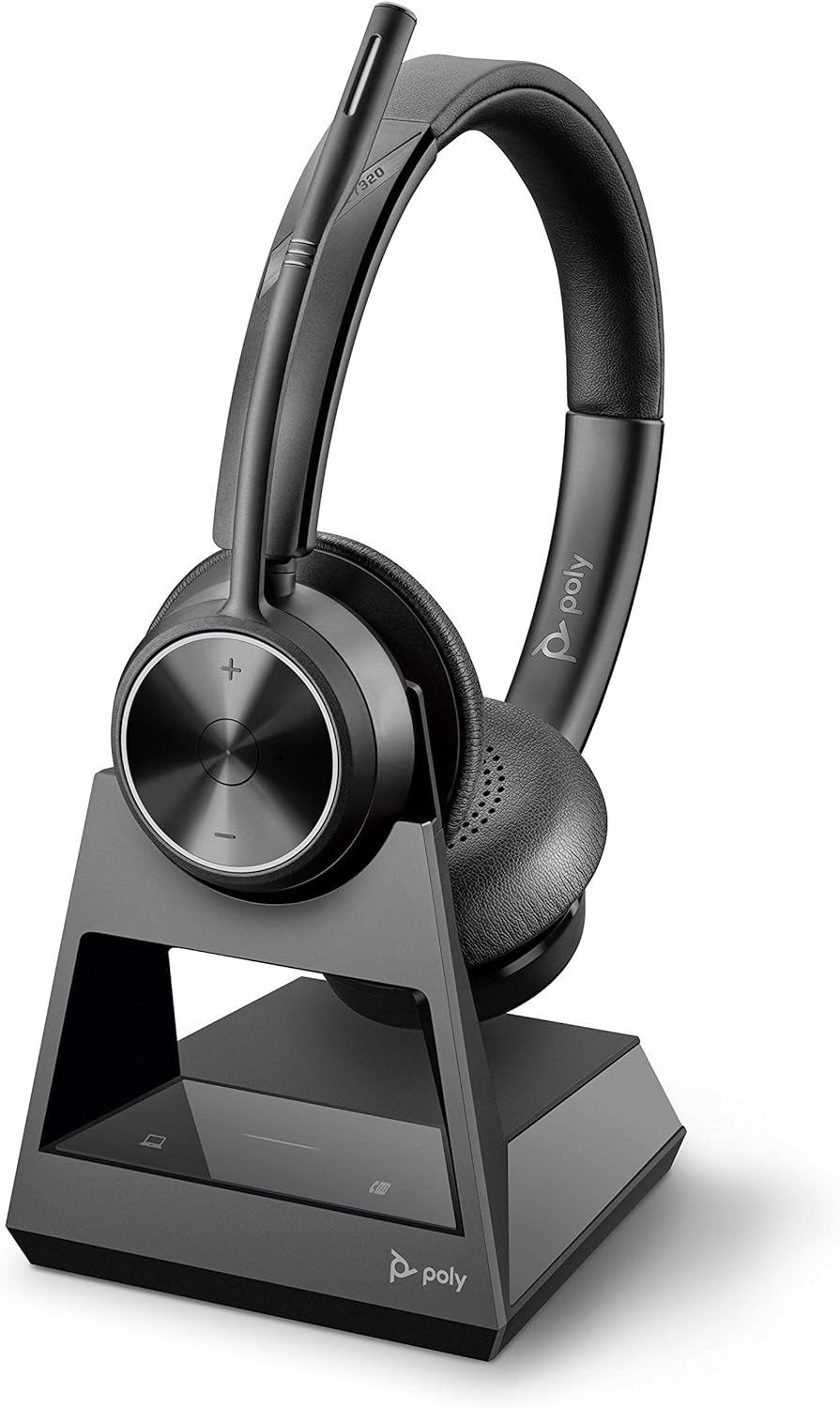 Poly Savi 7320 Secure Binaural Wireless Headset