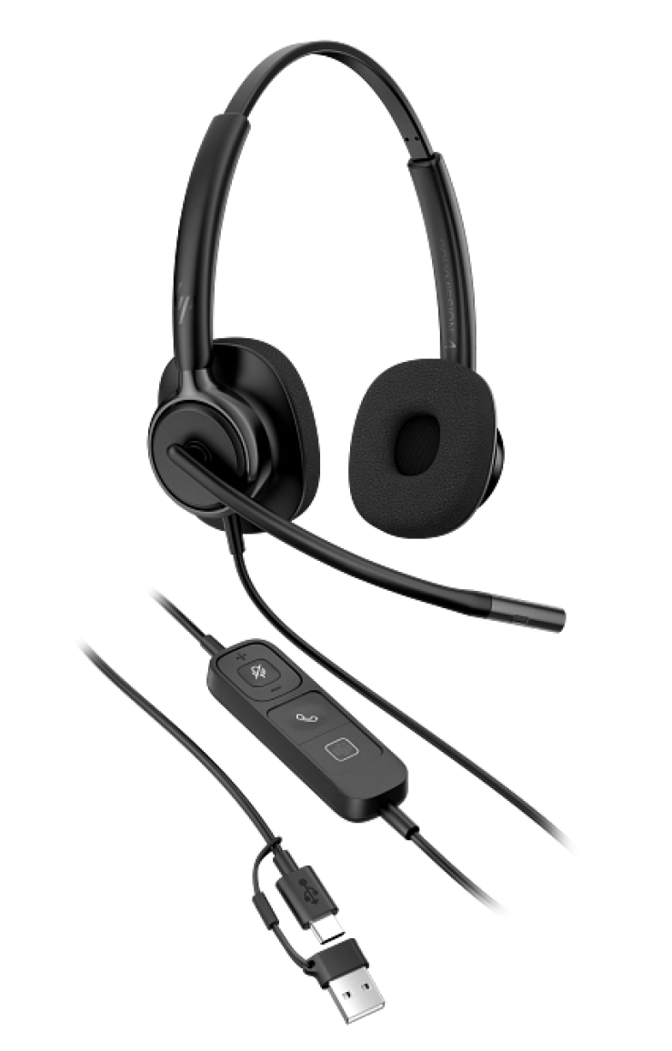 HP Poly Mission 425 USB Stereo Classic Headset