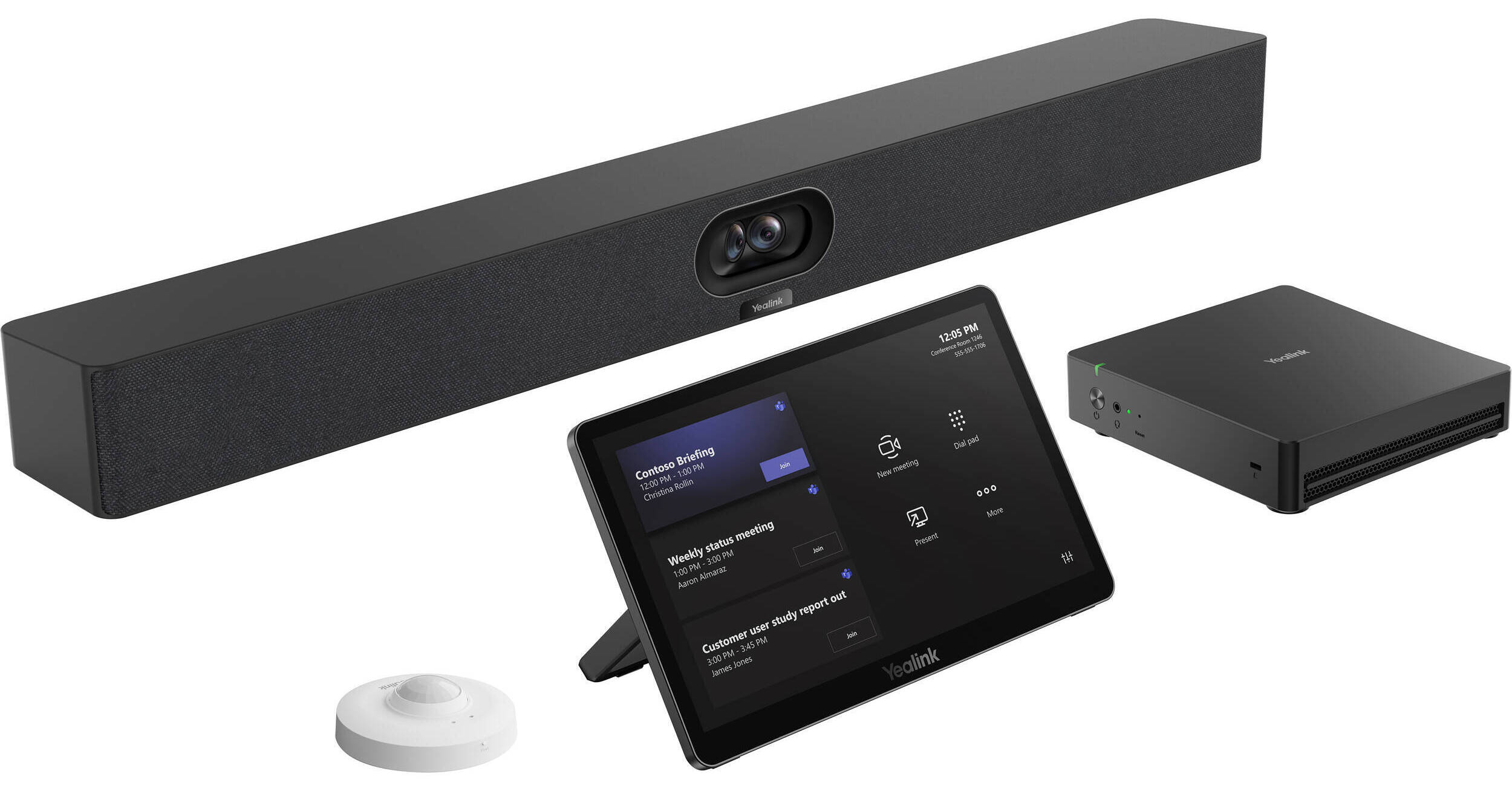 Yealink MVC S40-C5U-000, Microsoft Teams Rooms System for Small and Medium Meeting Rooms