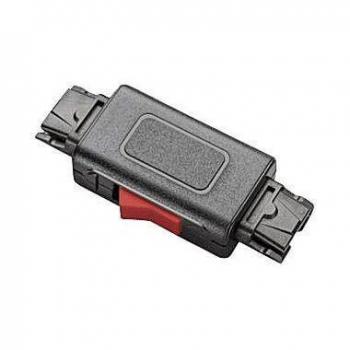 Poly In-Line QD to QD In-Line Mute Switch