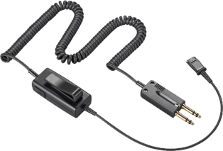 Poly SHS 1926-25 In-Line Adapter, 6-wire, PJ7 w/o PTT 25ft Cable