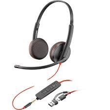 Poly Blackwire 5220 Corded USB & 3.5mm Binaural UC Headset