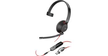 Poly Blackwire 5210 USB & 3.5mm Corded Monaural UC Headset