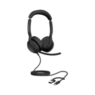 Jabra Evolve2 40 SE Stereo Headset +USB C/A Adapter