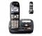 Panasonic Digital Cordless Answering System with 2 Handsets Titanium Black New