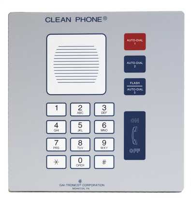 GAI-Tronics Analog Clean Phone Flush-Mount (295-001F)