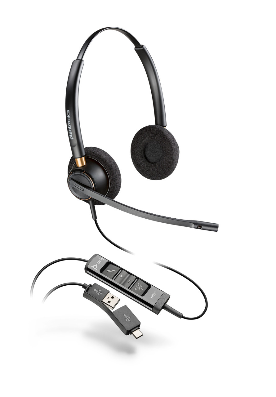 Poly EncorePro EP525 USB Corded Headset