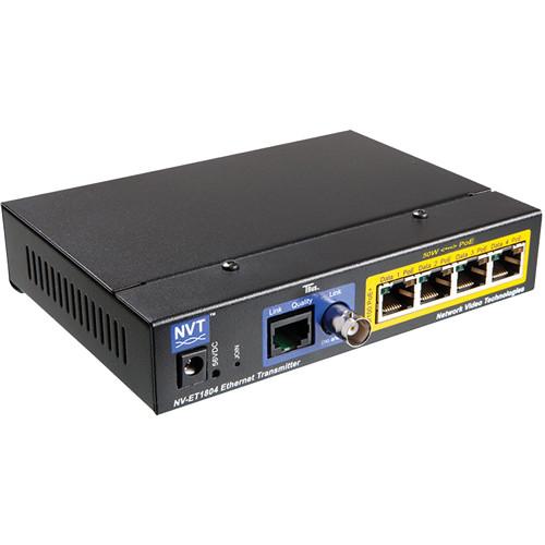 NVT Phybridge NV-ET1804 TBus 4-Port PoE + Transmitter