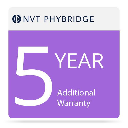 NVT Phybridge NV-PL-08-MTNC-5 5 Additional Years Warranty for Polre 8-Port Switch