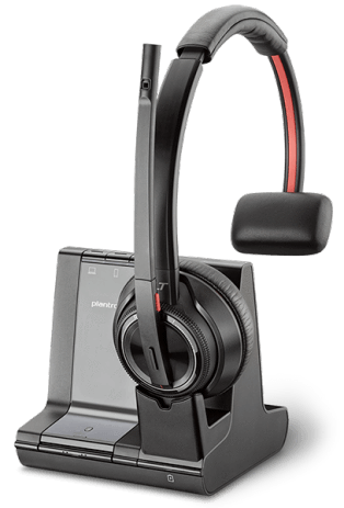 Poly SAVI 8210 Office Mono DECT Wireless Headset TAA