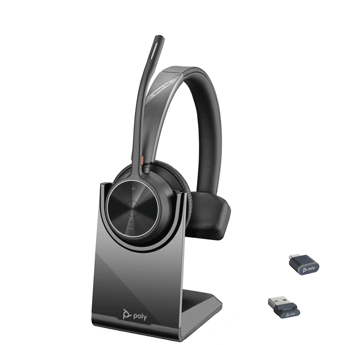 Poly Voyager 4310 UC Headset with Charge Stand