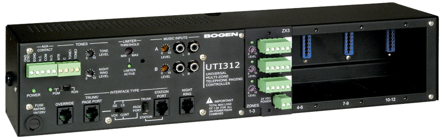 Bogen UTI312 Multi-Zone Universal Telephone Interface