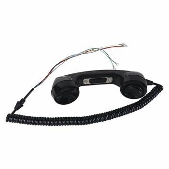 Gai-Tronics Replacement Handset Kit, Pressbar, 6' Hytrel Cord, Black (10111-104) New