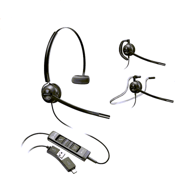 Poly EncorePro EP545 USB Corded Convertible Headset