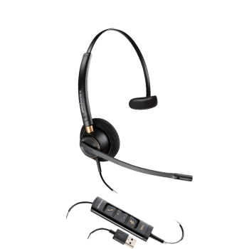 Plantronics EncorePro HW515 UC USB Corded Headset