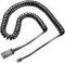 Poly 10-Foot, Coiled Cable Quick-Disconnect to Modular Plug New