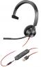 Poly Blackwire 3315 USB & 3.5mm Monaural Headset